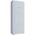 VCM Büroschrank "Lona XXL", BxHxL: 39 x 183 x 70 cm, Holzwerkstoff - weiss