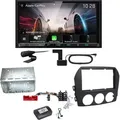 Kenwood DMX8021DABS Android Auto CarPlay Einbauset für Mazda MX-5 NC FL