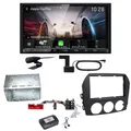 Kenwood DMX8021DABS Android Auto CarPlay Einbauset für Mazda MX-5 NC FL
