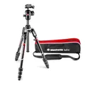 Manfrotto Befree Advanced Kamerastativ-Kit, mit Twist-Verschluss, tragbares und kompaktes Reisestativ mit Fluidkopf, Carbon Kamera-Zubehör für DSLR, Spiegelreflex, Spiegellose