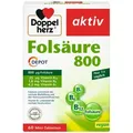 Doppelherz aktiv Folsäure 800 Depot – 60 Mini-Tabletten | mit Vitamin B1, B6 & B12 | vegan, glutenfrei, lactosefrei