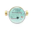 Wohnungswasserzähler Wasseruhr einstrahlig 2,5 m³ 3/4" inkl. Eichgebühr Baulänge 110 mm
