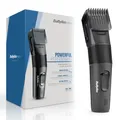 BaByliss Precision Cut Haarschneider, Kabellose Haarschneidemaschine, 0,5-24mm, 13 Längeneinstellungen, 60 Minuten Laufzeit, Klinge aus rostfreiem Edelstahl, Schwarz, E786E
