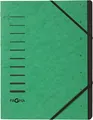 PAGNA Ordnungsmappe "Sorting File" 7 Fächer grün