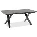 Niehoff Strato Ausziehtisch mit Klappeinlage 100 cm Eisen/HPL - Anthrazit