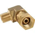 LPG Gasanschlusswinkel 90° 1/4'' Messing Adapter links Gasherd Schlauch