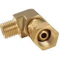 Gasanschlusswinkel 90° Messing 1/4'' links LPG Gasleitung Adapter