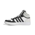 Adidas Herren Hoops 3.0 Mid Lifestyle Basketball Classic Vintage Shoes, Cloud White/core Black/Orbit Grey, 44 EU
