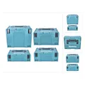 Makita Makpac Set Gr. 1 + 2 + 3 + 4 Transportbox und Werkzeugkiste (4 Teile) (23900279)