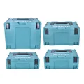 Makita Makpac Set Gr. 1 + 2 + 3 + 4 Transportbox und Werkzeugkiste