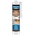 Pronova Parkett-Acryl, Dichtstoff zum Abdichten von Anschlussfugen an Parkett und Laminat (FUGENGRAU)