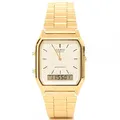 Casio Unisex ErwachseneArmbanduhr Analog-Digital Quarz Edelstahl AQ-230GA-9DMQYES