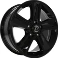 Arcasting Mammut nero machined 7x17 ET45 - LK5/120 ML65.1 Alufelge schwarz