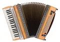 Alpenklang Pro IV 96 MH Akkordeon (38 Diskanttasten, Tipo a mano Stimmzungen, 96 Helikon Bässe, 10 Diskant-Register, Doppeltremolo/Musette, Chromverdeck) Erle