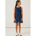 Name It Tüllkleid NKFVABOSS SPENCER Kunstfaser, elastische Taille mit Glitzereffekt blau 122 EU