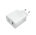 Xiaomi Mi 33W Wall Charger (Type-A+ Type-C), Ladegerät für Smartphones und Notebooks, kompatibel mit Apple Notebook und iPad, Dual Port, Weiß
