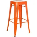 Mid.you Barhocker, Orange, Metall, konisch, 44x77x44 cm, stapelbar, Esszimmer, Barmöbel, Barhocker