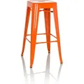 Barhocker Vantaggio High Metallic Orange Hjh Office