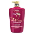L'Oréal Paris Elvital XXXL Farbschutz Shampoo für coloriertes, getöntes oder gesträhntes Haar, Mit Pfingstrosen Extrakt und UVA-/UVB- Filter, Color Glanz Pflegeshampoo, 1 x 1000 ml