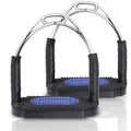 Sprenger Kindersteigbügel Bow Balance 110 mm Trittfläche, Knöchelschonendes 4-Gelenk System I Sicherheitssteigbügel ideal für Kinder, rostfreies Edelstahl
