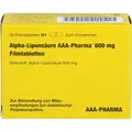 ALPHA LIPONSÄURE AAA- Pharma 600 mg Filmtabletten 30 St