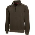 Nitras Stehkragenpullover Arbeitspulloer Pullover Motion Tex Plus braun S