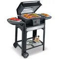 Severin Elektrogrill PG 8107 SEVO GTS, 3000 Watt, Stand- und Tischgrill mit Deckel Grillfläche 41x31cm