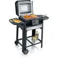 Severin PG 8107 BBQ Grill Tisch- und Stand-Grill schwarz/silber