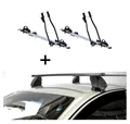 2x Fahrradträger SAGITTAR+Dachträger K1M für für VW T-Roc 5Türer ab 18