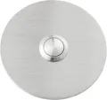 Heidemann Klingeltaster Fehmarn Edelstahl Klingeltaster Ø x T 80x4 mm max. 48 V