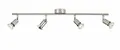 Philips Limbali Decken-/Wandleuchte mit 4 Spots, einfache ClickFix-Installation, ohne Leuchtmittel (GU10) , Nickel, IP20, blend- und flimmerfrei