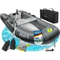 KESSER® Schlauchboot für 2 Personen, motorisierbar, aufblasbares Paddelboot - Grau