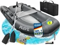 KESSER Schlauchboot aufblasbares Paddelboot für 2 Personen, motorisierbar, 2,30m, WAVE Motor geeignet
