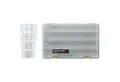 Savage Gear Angelkoffer, LUREBOX 6B DEEP SMOKE 36X22.5X8CM Köderbox Angelbox