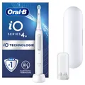 Oral-B iO Series 4 Quite White elektrische Zahnbürste mit Reiseetui