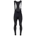 FORCE Fahrradhose Trägerhose FORCE REFLEX LINE in schwarz ohne Pad %%% L