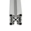 SCHMIDT systemprofile 2000mm Aluminium Profil 40x40mm Nut 8 Maßbandprofil eloxiert 4040 Alu Konstruktionsprofil Aluprofil 2m