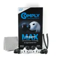 Comply TrueGrip MAX | Premium Memory Schaumstoff Ersatz-Ohrstöpsel für Apple AirPods Pro (3 Generation) | SmartSkin™-Technologie | hervorragende Geräuschisolierung| schwarz, Sortiert S/M/L, 3 Paar