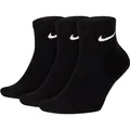 3 Paar Nike Herren Damen Kurze Socke Knöchelhoch Weiß Schwarz 34 36 38 40 42 44