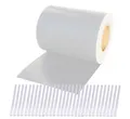Plantiflex Sichtschutzstreifen Sichtschutz Rolle 35m blickdicht PVC Zaunfolie, (Sichtschutzfolie Windschutz, für Doppelstabmatten Zaun Sichtschutzrolle)