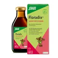 Salus Floradix Eisen für Kinder - Tonikum 1x 250 ml - Tonikum mit Eisen, B-Vitaminen und natürlichem Vitamin C - bei erhöhtem Eisenbedarf für Kinder im Wachstum - vegan