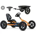 BERG Buddy B-Orange 2.0 Pedal-Gokart mit Anhänger und Soundbox