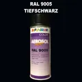 Dupli Color Spraydose 400ml glänzend schnelltrocknend RAL 9005 Tiefschwarz Lack
