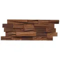 INDO Wandverblender "INDO TEAK", braun, geölt, Holz, Stärke: 18 mm