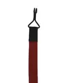Flaches elastisches Band mit 2 extra starken Doppelhaken 150 cm Rot - Weiß
