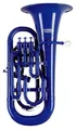 Classic Cantabile MardiBrass KEU-30BU Bb Euphonium aus ABS-Kunststoff - 4 Perinet-Ventile 3+1 Aluminium - sehr leicht 2,0 kg - Schallbecher 315 mm - Gigbag Mundstück Reinigungstuch - Blau