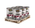 Belcando Baseline Lamm - getreidefreies Nassfutter mit Distelöl 6x400g, Nassfutter für: Hunde