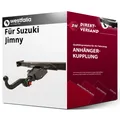 Für Suzuki Jimny II Typ A6G (Westfalia) Anhängerkupplung horizontal abnehmbar