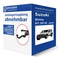 Westfalia Anhängerkupplung abnehmbar für SUZUKI Jimny II Typ A6G AHK