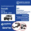 Für SUZUKI Jimny II Typ A6G 07.2018-jetzt AHK abn +13pol sp. E-Satz NEU TOP
